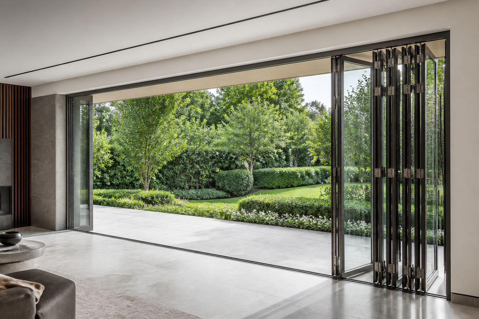 VLX 100 Bifold / Folding Door in Miami Beach, FL | TruePane Windows & Doors - detail 4