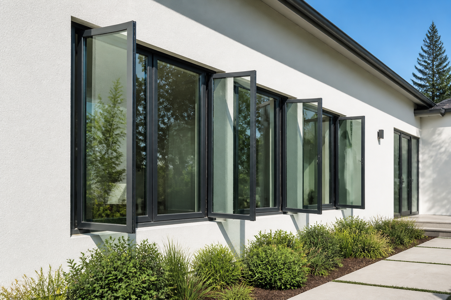 VLX 80 Casement Window in Miami Beach, FL | TruePane Windows & Doors - detail 6